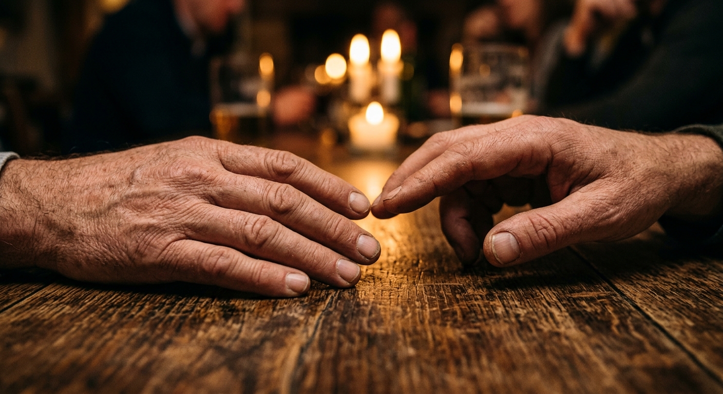Close-up of two hands almost touching, representing emotional availability and relationship intentionality